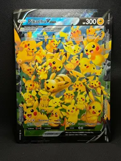 Pokemon Pikachu V-UNION Jumbo Oversized Promo Cards SWSH039–SWSH042 NM - Image 1