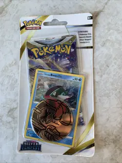 Pokemon TCG Silver Tempest Blister Pack! Factory Sealed! Promo Card +Coin! - Image 1