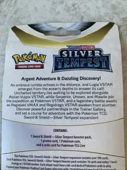 Pokemon TCG Silver Tempest Blister Pack! Factory Sealed! Promo Card +Coin! - Image 2
