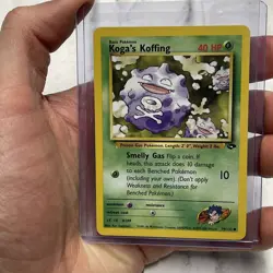 Koga's Koffing 79/132 Unlimited Pokemon Gym Challenge NM Common Vintage Card Vtg - Image 1