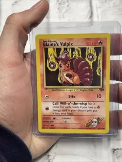 POKEMON BLAINE'S VULPIX 66/132 COMMON GYM CHALLENGE Pokemon Card Vintage Vtg NM - Image 1