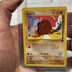 Pokemon TCG WOTC Team Rocket Diglett NON- Holo Common Card 52/82 NM TCG WOTC Vtg - Image 1