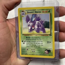 Giovanni's Nidorino Gym Challenge Uncommon 45/132 Non Holo Pokemon Card NM/MT - Image 2