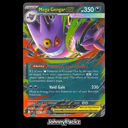 Mega Gengar ex 056/094 - 2025 Phantasmal Flames Double Rare - Pokemon Card (NM) - Image 1