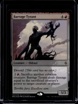 Magic The Gathering Barrage Tyrant Foil 127 Rare Battle for Zendikar - Image 1