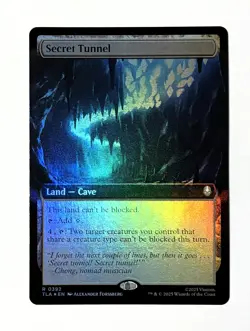 X2 Secret Tunnel - Extended Art Foil and Regular - MTG Avatar - TLA 392 - Image 2