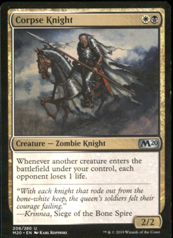 Magic: The Gathering Corpse Knight Uncommon Regular - Image 1