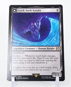 MTG • CECIL DARK KNIGHT 0091 Rare • Final Fantasy Magic M/NM Pack Fresh - Image 1