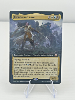 Elenda and Azor (Extended Art) Commander: March of the Machine Regular - Image 1