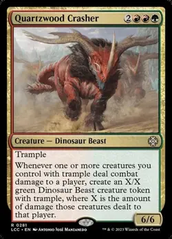 Quartzwood Crasher LCC NM MTG - Image 1