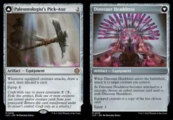 Paleontologist's Pick-Axe // Dinosaur Headdress LCC NM MTG - Image 1