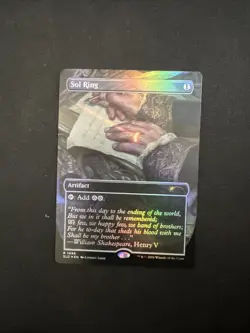 Sol Ring Borderless Secret Lair Foil SLD 1696 Mint - MTG - Image 1