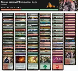 Tovolar Dire Overlord Werewolf Commander Deck Magic The Gathering Bracket 2 - Image 2