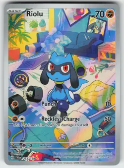 Riolu Illustration Rare SV01: Scarlet & Violet Base Set 215/198 Pokemon - Image 1
