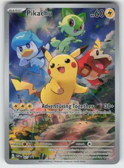Pikachu Promo SV: Scarlet & Violet Promo Cards 027 Pokemon - Image 1