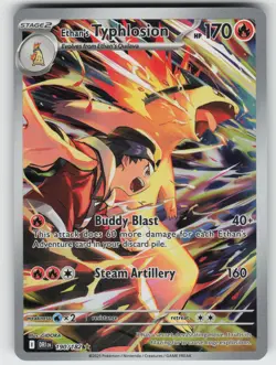 Ethan's Typhlosion Illustration Rare SV10: Destined Rivals 190/182 Pokemon - Image 1