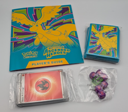 Pokemon Mega Evolution Ascended Heroes ETB Player’s Guide, Dice, Energy, Sleeves - Image 1