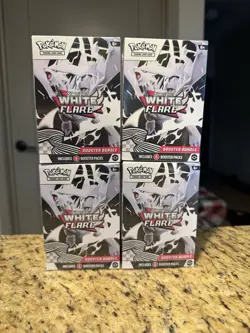 Pokemon TCG Scarlet & Violet: FOUR White Flare Booster Bundle – Factory Sealed - Image 1
