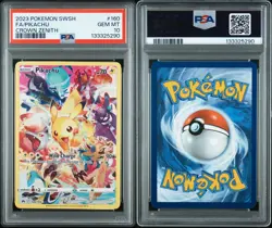 Pokemon Pikachu 160/159 Crown Zenith Secret Rare Full Art Holo PSA 10 - Image 3