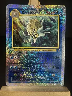 Pokemon TCG: Omastar - 58/110 Legendary Collection Reverse Firework Holo - LP - Image 1