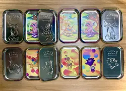 Pokemon TCG ~ 6x Prismatic Evolutions And SV: 151 Empty Mini Tins (No Packs) - Image 3
