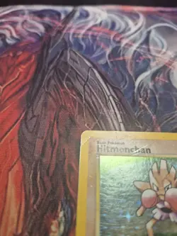 Pokemon TCG Hitmonchan Base Set Holo Unlimited Rare Card 7/102 HP - Image 3