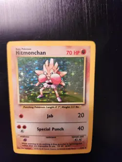 Hitmonchan - 7/102 - Base Set Holo Rare (Pokemon TCG 1999) - Image 3
