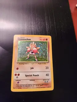 Hitmonchan - 7/102 - Base Set Holo Rare (Pokemon TCG 1999) - Image 4