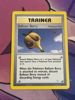 Balloon Berry 60/64 Pokemon Neo Revelation Unlimited Vintage - Image 1