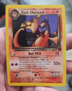 Pokemon Non Holo Dark Charizard 21/82 Team Rocket Regular - Image 1