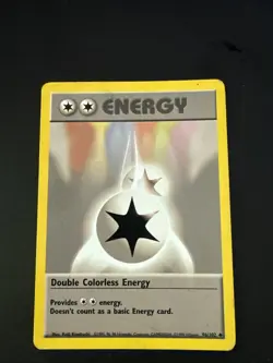 Pokemon TCG Double Colorless Energy Base 96/102 Regular LP! - Image 1