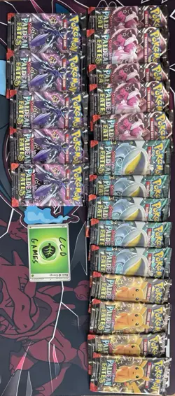 19x Sealed Paldean Fates Pokemon Scarlet Violet Booster Packs - Image 1