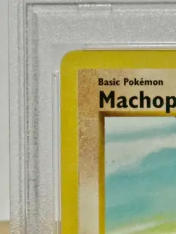 Pokemon Card Base Set 1st Edition Machop Shadowless 52/102 PSA 5 Graded 12/2025 - Image 5