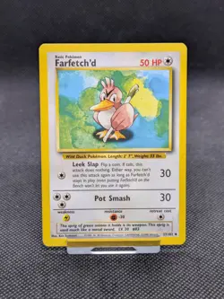 Farfetch'd Base Set 27/102 Uncommon Pokemon WOTC LP-NM - Image 1