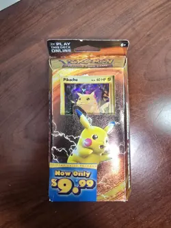 Pokemon TCG XY Evolutions Pikachu Power Theme Deck Cracked Ice Holo New Sealed - Image 1