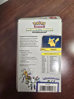 Pokemon TCG XY Evolutions Pikachu Power Theme Deck Cracked Ice Holo New Sealed - Image 2