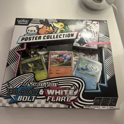 Pokemon TCG: Black Bolt & White Flare Unova Poster Collection - Factory Sealed - Image 1