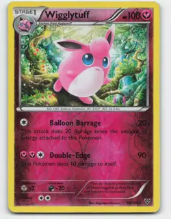 2014 Pokemon, XY, #90/146 Wigglytuff, Reverse Holo Rare - Image 1