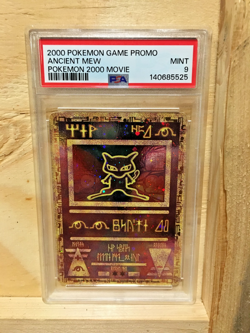 2000 Pokemon Game Promo Ancient Mew Movie PSA 9 MINT - Image 1