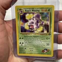 Pokemon TCG - Koga's Weezing 50/132 Gym Challenge Regular Uncommon Vintage NM/MT - Image 1