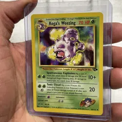Pokemon TCG - Koga's Weezing 50/132 Gym Challenge Regular Uncommon Vintage NM/MT - Image 2
