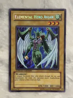 Yu-Gi-Oh! TCG Elemental Hero Avian Elemental Hero Collection 1 EHC1-EN001 MP - Image 1