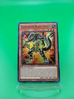 2x Yu-Gi-Oh! - Gladiator Beast Gistel - SUDA-EN017 - Super Rare - NM - Image 1