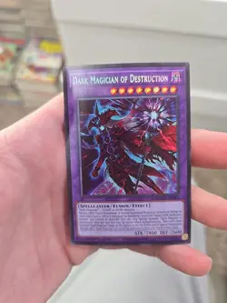 Yugioh! Dark Magician of Destruction MZMU-EN011 Secret Rare 1st Ed NM Pack Fresh - Image 1