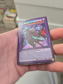 Yugioh! Dark Magician of Destruction MZMU-EN011 Secret Rare 1st Ed NM Pack Fresh - Image 2