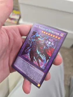 Yugioh! Dark Magician of Destruction MZMU-EN011 Secret Rare 1st Ed NM Pack Fresh - Image 4