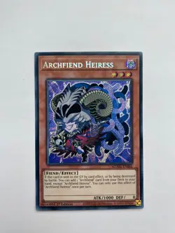 YuGiOh Archfiend Heiress Secret Rare Chibi Art MZMU-EN066 - Image 1