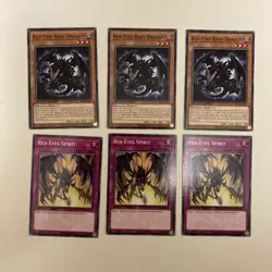 YuGiOh X3 Red-Eyes Baby Dragon SBC1-ENI10 And X3 Red-Eyes Spirit SGX3-ENB19 - Image 1