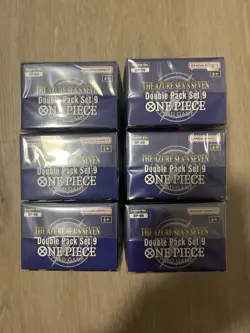 (Lot Of 6) One Piece The Azure Sea's Seven Double Pack Box Set 9, FACTORY SEALED - Image 2