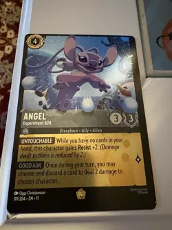 Disney Lorcana Angel Experiment 624 Legendary Foil 191/204 Winterspell - Image 1